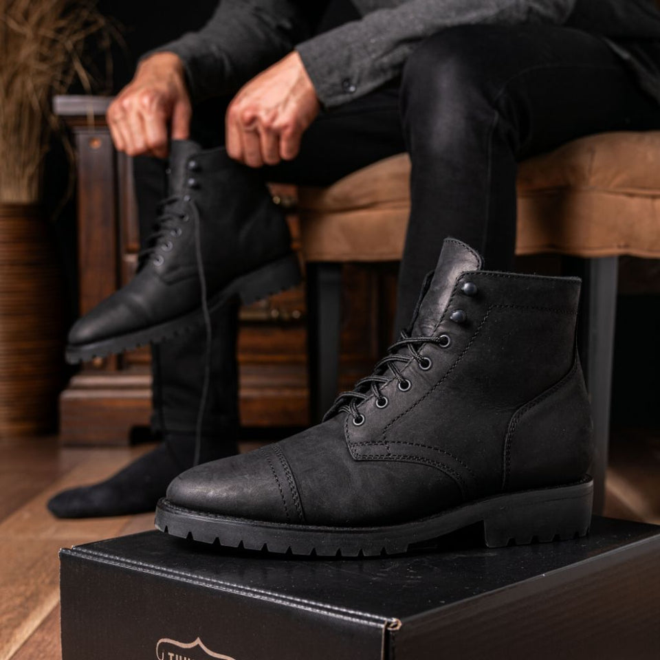 LUSSO & FINO — The Raven Commando Boot