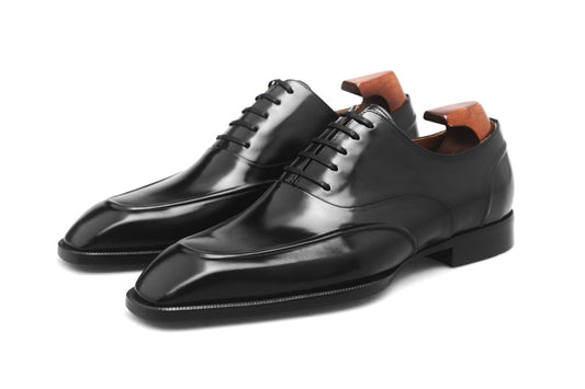 Lusso & FINO | Black Formal Dress Shoe For Men's