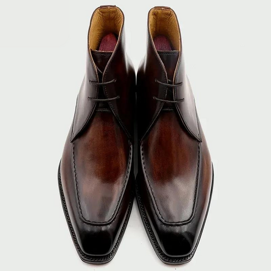 Espresso Burnish Leather Formal Boot