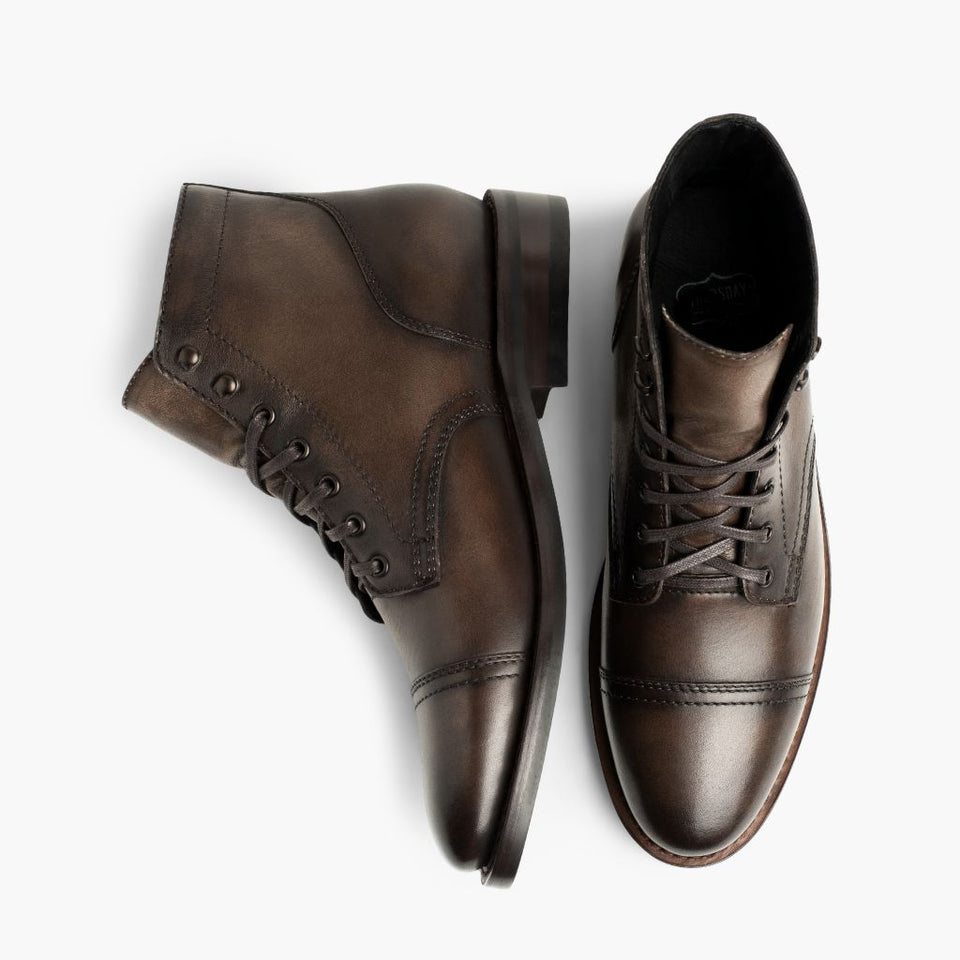 LUSSO & FINO “Noir Vanguard” Goodyear Welted Boots