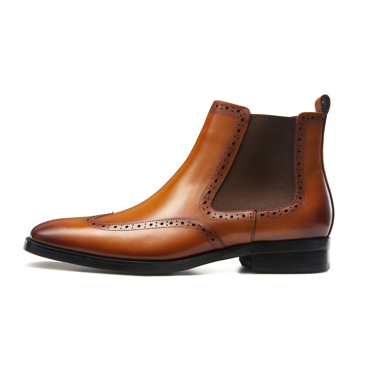 Golden Wingtip Heritage Chelsea Boot