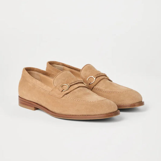 Lusso | FINO Sand Dune Regal Suede Loafers